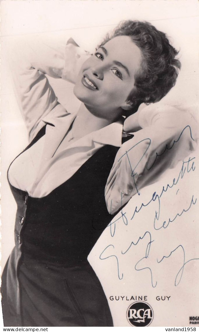 GUYLENE GUY -autographe - Singers & Musicians