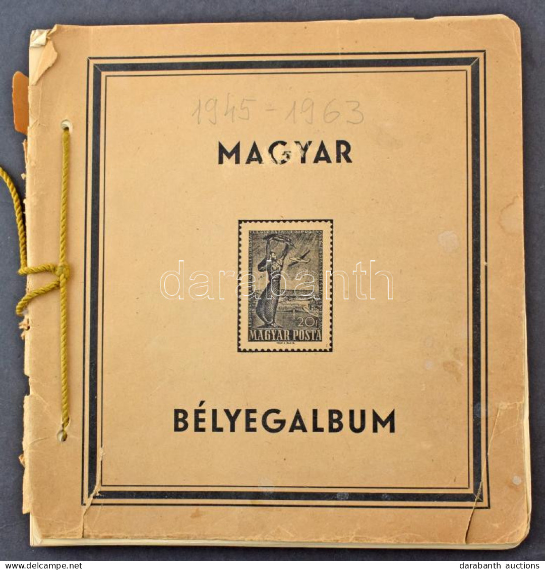 Szinte Használatlan Előnyomott Magyar Album 1945-1964 (sérült Papír Borító) - Otros & Sin Clasificación