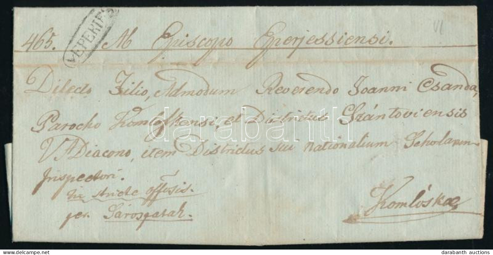 1847 Ex Offo "v.EPERIES" - Other & Unclassified