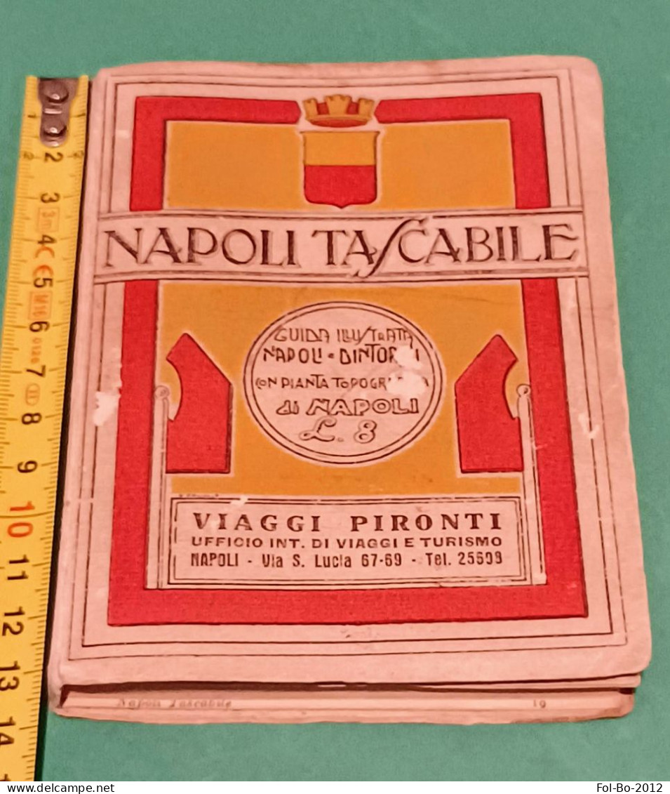 Napoli Tascabile Guida Illustrata E Dintorni Anni 40.50 - Tourisme, Voyages
