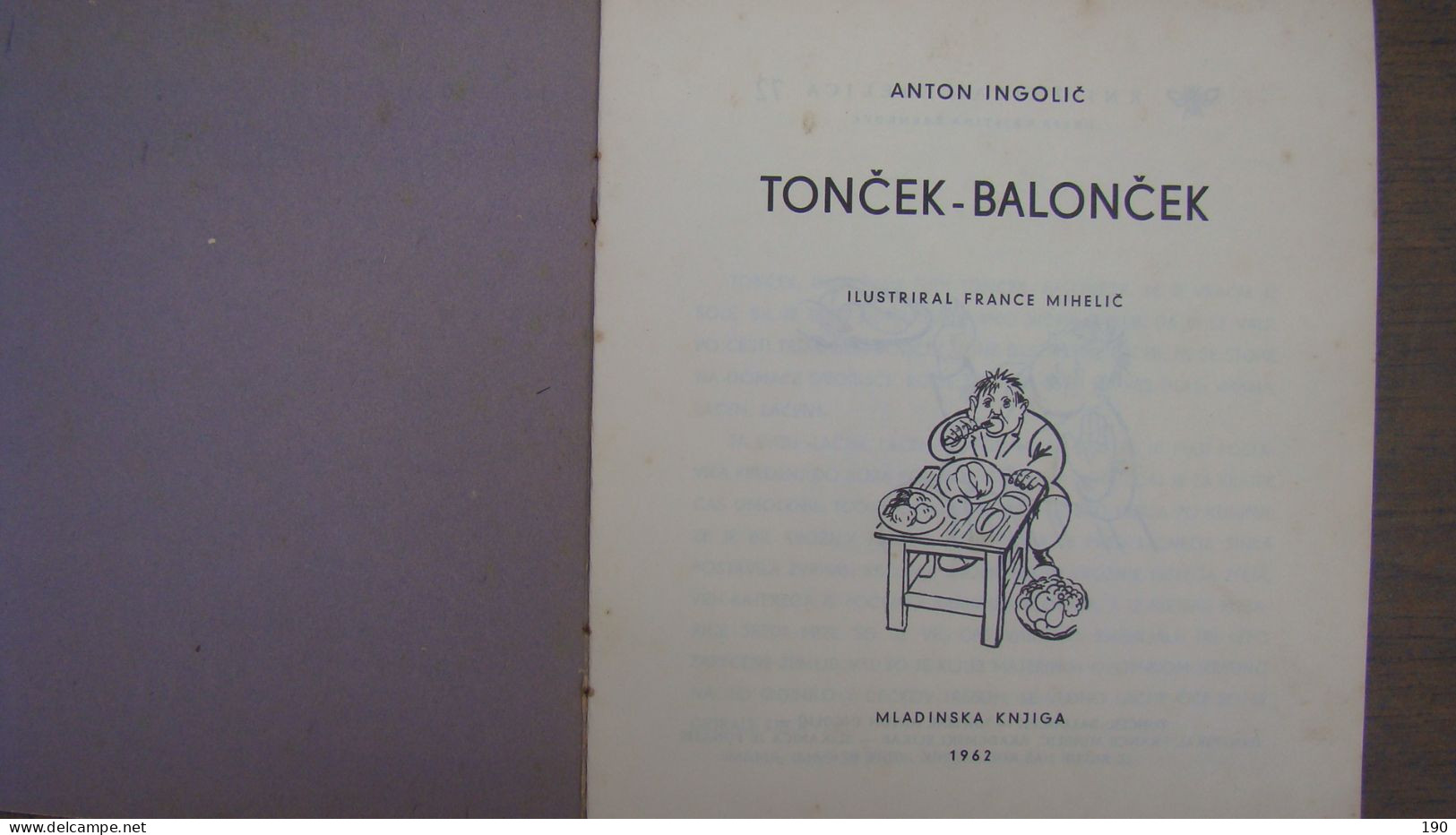 Toncek -baloncek (Anton Ingolic),Illustrated:France Mihelic - Idiomas Eslavos