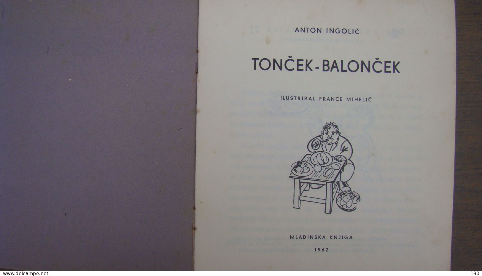 Toncek -baloncek (Anton Ingolic),Illustrated:France Mihelic - Slavische Talen