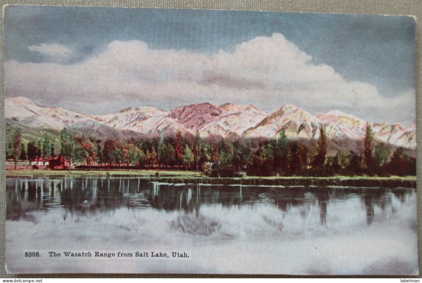 USA FAR WEST UTAH SALT LAKE WASATCH RANGE KARTE CARD POSTCARD CARTE POSTALE POSTKARTE CARTOLINA ANSICHTSKARTE - Long Beach