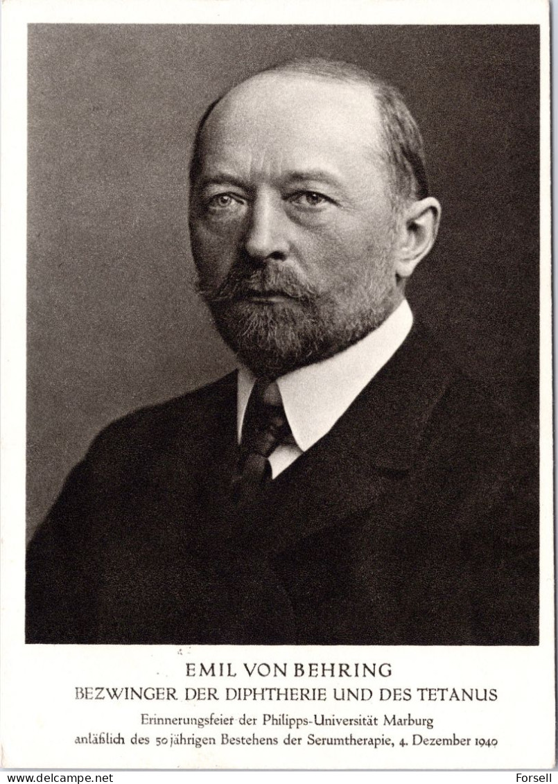 Emil Von Behring , Bezwinger Der Diphterie Und Des Tetanus (Sonderstempel: Leverkusen J.G.Werk , Nach Venezuela) - Salute