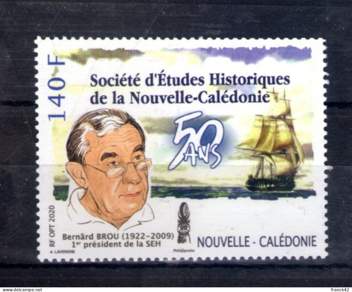 Nouvelle Caledonie. Cinquantenaire De La Société Historique. 2020 - Neufs