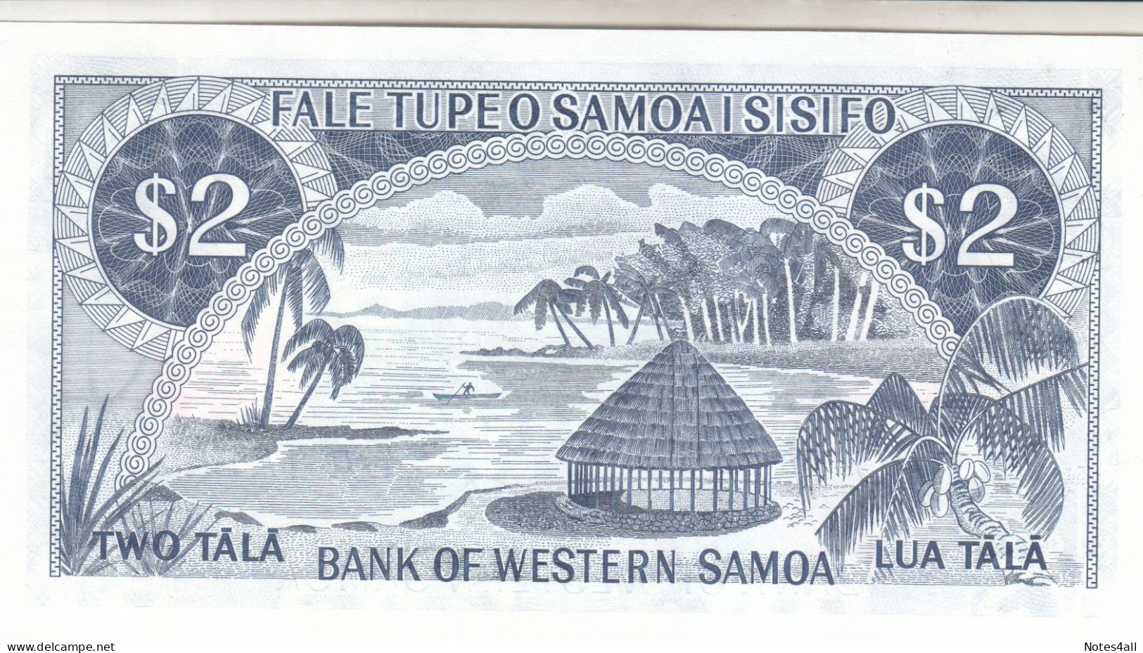 WESTERN SAMOA 2 TALA 1967 2020 P-17 UNC - Samoa