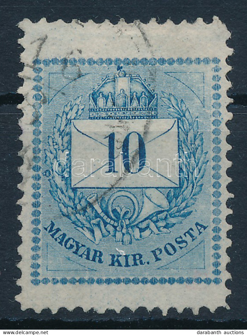 O 1874 10kr Extra Magasra Fogazva - Altri & Non Classificati