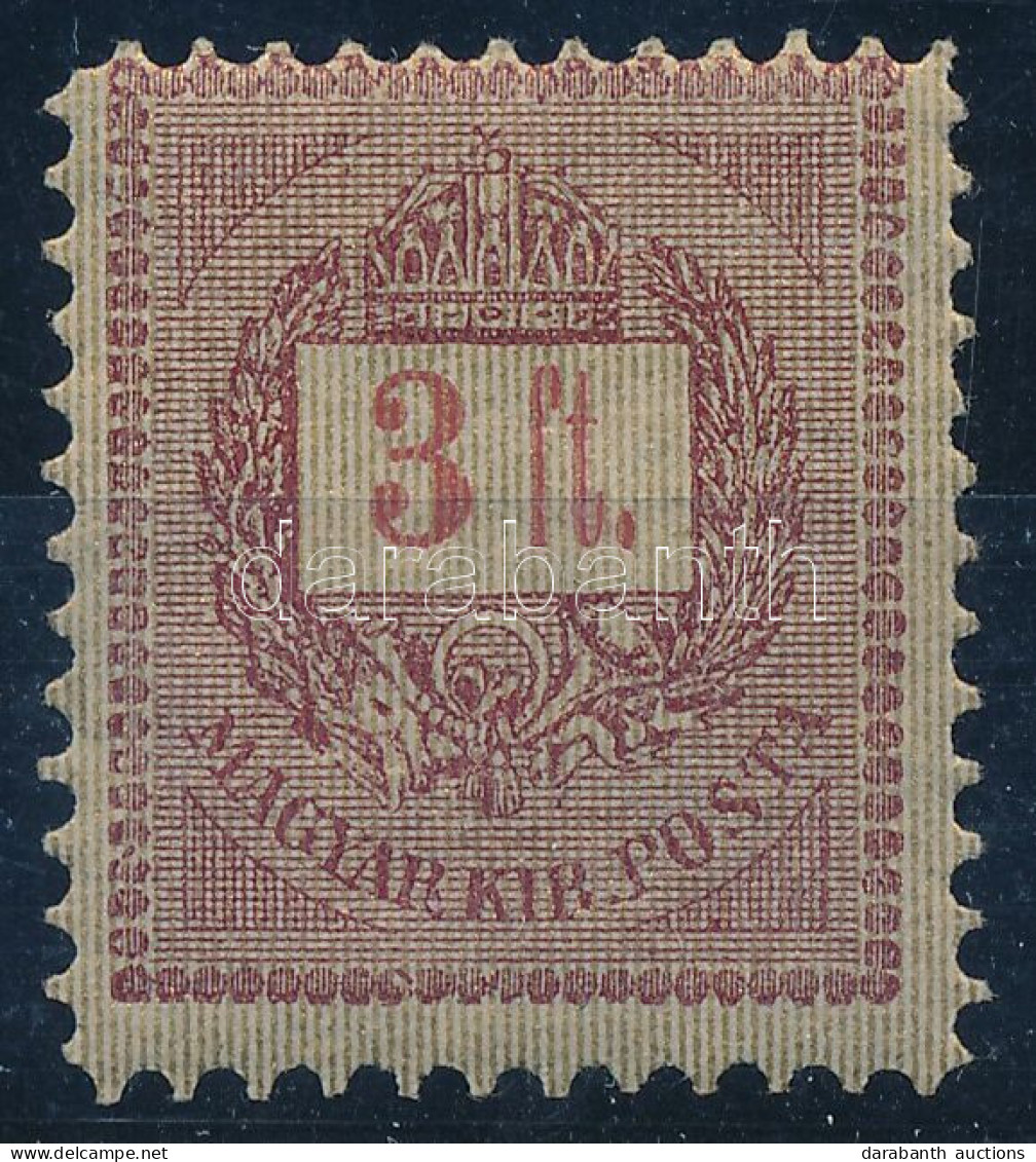 * 1888 3Ft Sztereotip (halvány Falc / Light Hinged) - Altri & Non Classificati