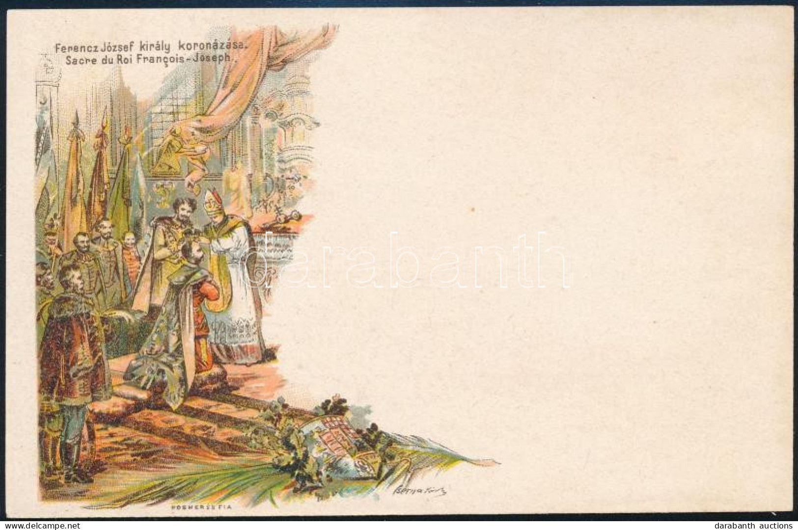 1896 Használatlan Millenniumi 2kr Díjjegyes Képeslap (Ferencz József Király Koronázása) - Autres & Non Classés