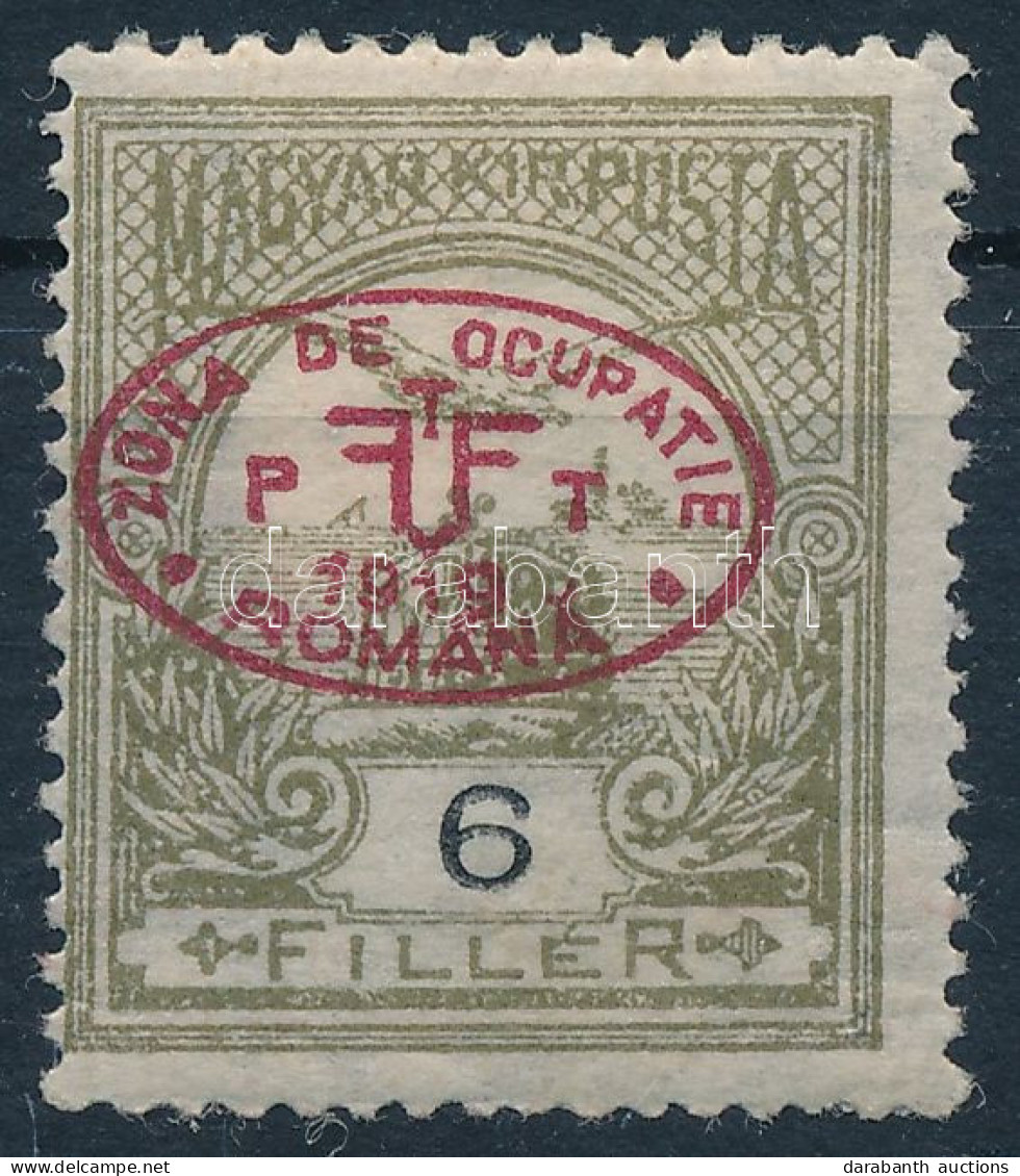 * Debrecen I. 1919 Turul 6f Bodor Vizsgálójellel (6.500) - Other & Unclassified