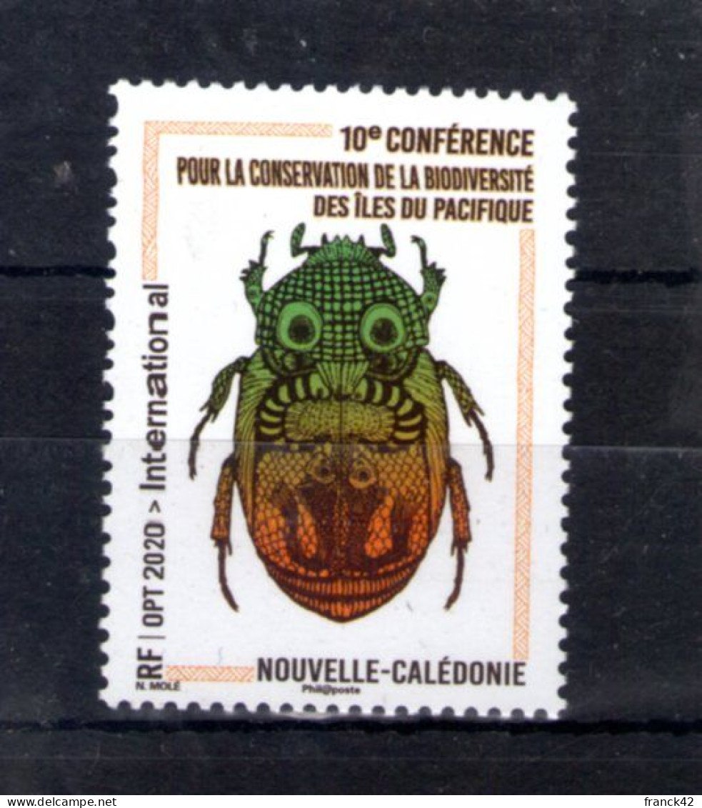 Nouvelle Caledonie. 10e Conférence Pour La Conservation De La Biodiversité Des Iles Du Pacifique. 2020 - Unused Stamps