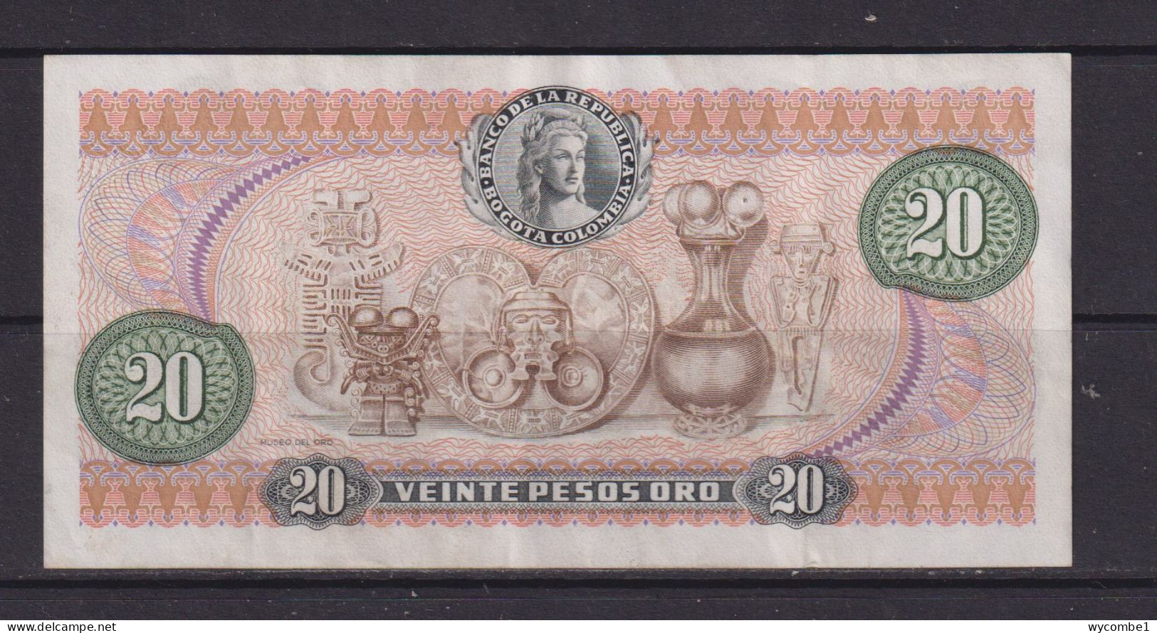 COLOMBIA - 1979 20 Pesos Circulated Banknote - Colombia