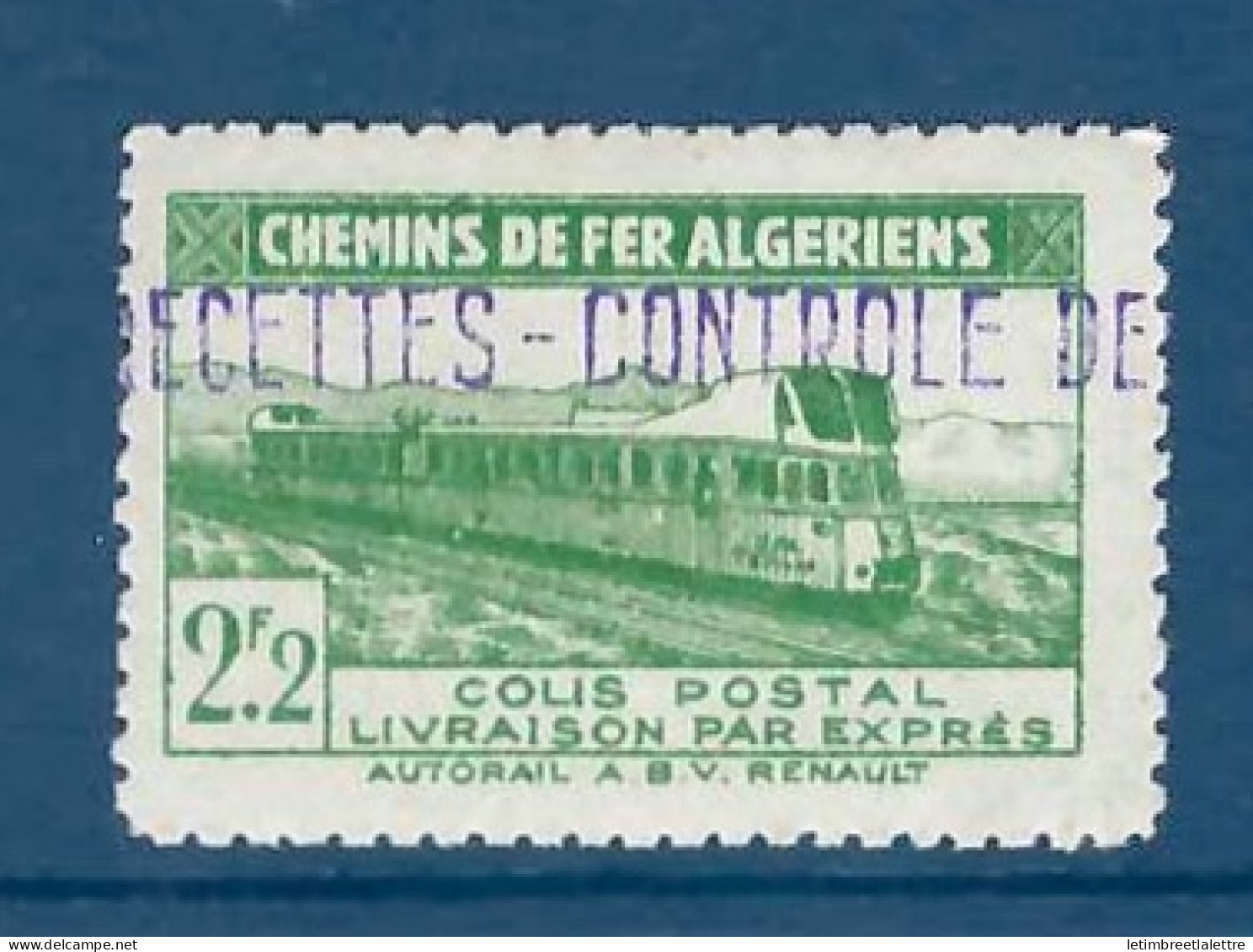 Algérie - Colis Postaux - YT N° 87 * - Neuf Avec Charnière - 1941 1942 - Postpaketten
