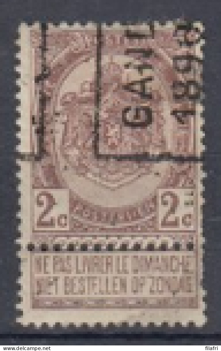 75 Voorafstempeling Op Nr 55 - GAND 1896  -  Positie A - Roller Precancels 1894-99