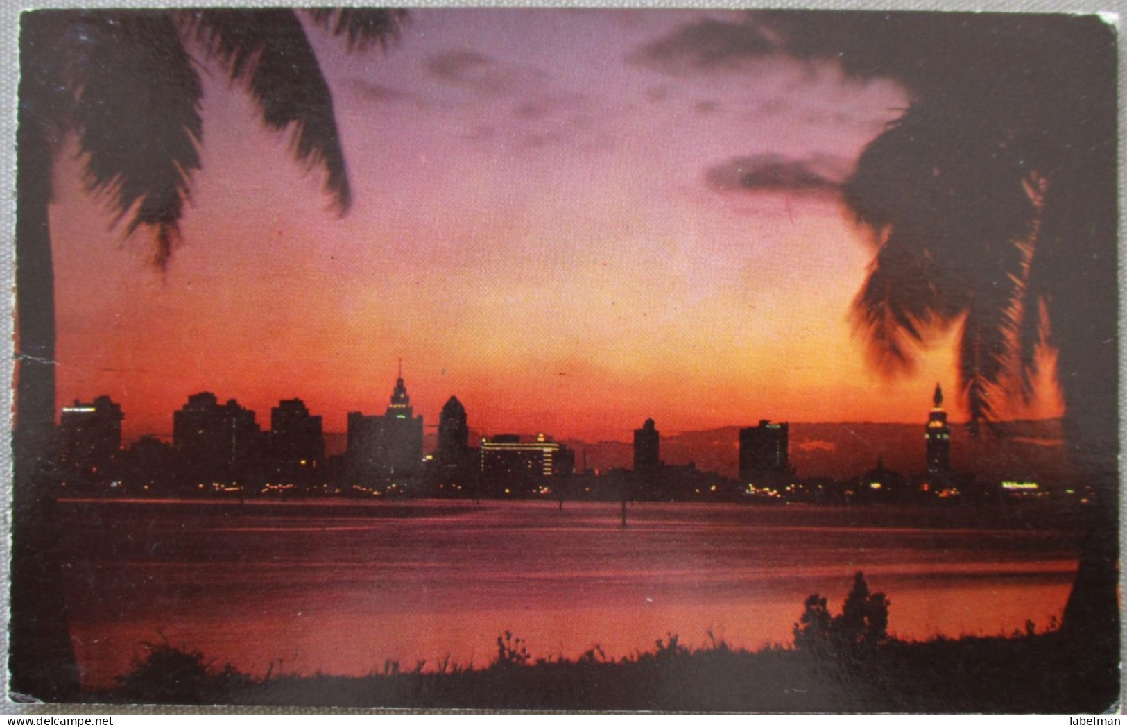 USA CALIFORNIA MIAMI BEACH SUNSET KARTE CARD POSTCARD CARTE POSTALE POSTKARTE CARTOLINA ANSICHTSKARTE - Long Beach