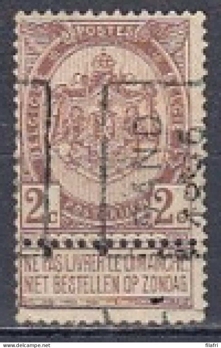 75 Voorafstempeling Op Nr 55 - GAND 1896 - Positie A - Rollenmarken 1894-99