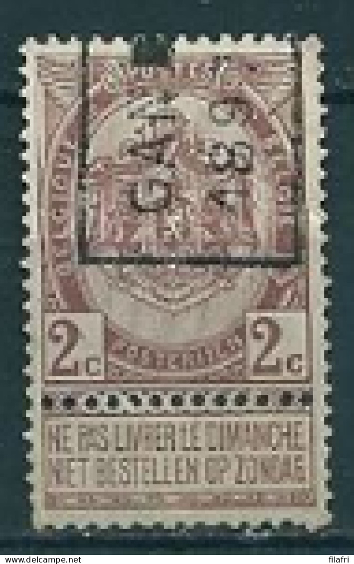 119 Voorafstempeling Op Nr 55 - GAND 1897 - Positie A - Rollenmarken 1894-99
