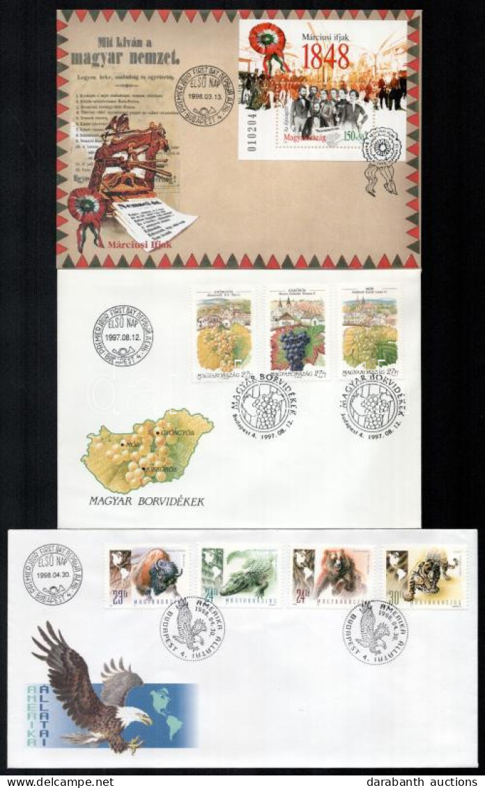 1997-1998 14 Db FDC - Sonstige & Ohne Zuordnung