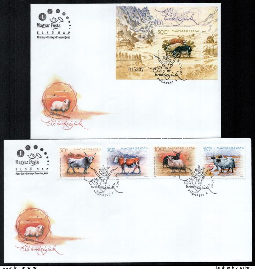 2005-2006 9 Db FDC - Otros & Sin Clasificación