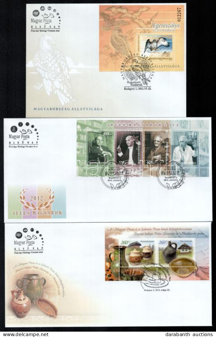 2012 10 Db FDC - Andere & Zonder Classificatie