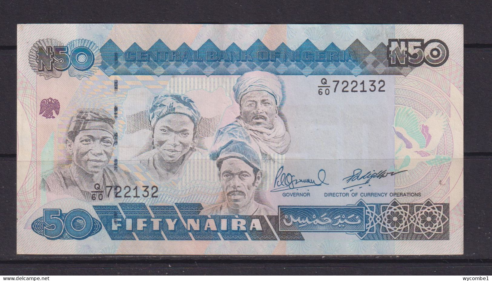 NIGERIA - 1991-2000 50 Naira AUNC/XF Banknote - Nigeria