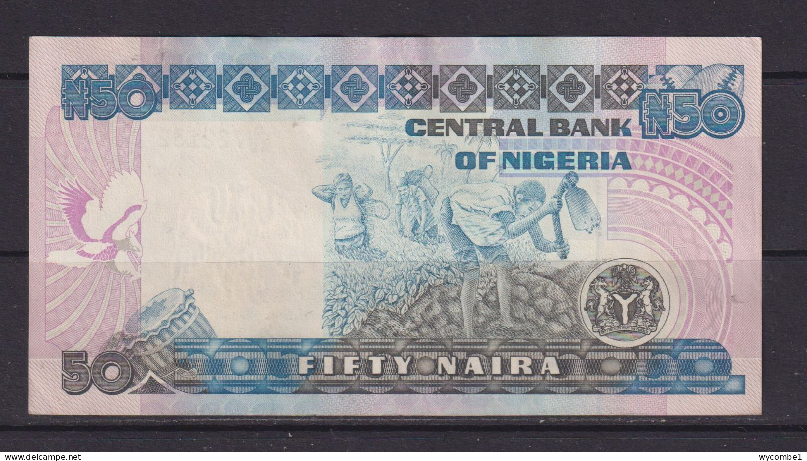 NIGERIA - 1991-2000 50 Naira AUNC/XF Banknote - Nigeria