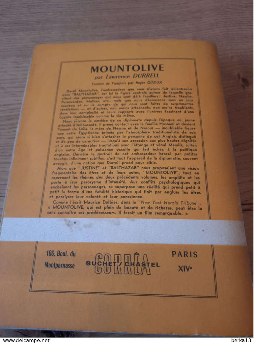 Mountolive DURRELL 1959 - Aventura