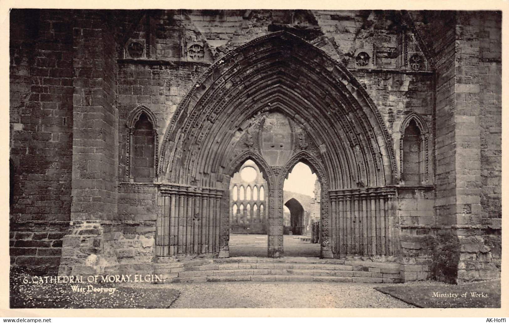 CATHEDRAL OF MORAY, ELGIN Wist Doorway (698) - Moray