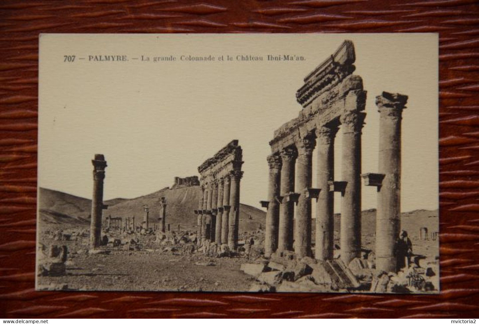 SYRIE - PALMYRE : La Grande Colonnade Et Le Château IBNI MA'AN - Siria