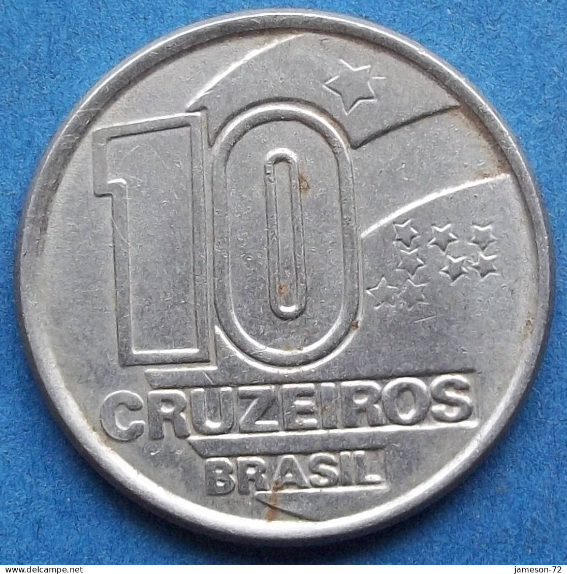 BRAZIL - 10 Cruzeiros 1991 "Rubber Taper Working With Latex" KM# 619 Monetary Reform (1990-1993) - Edelweiss Coins - Brésil