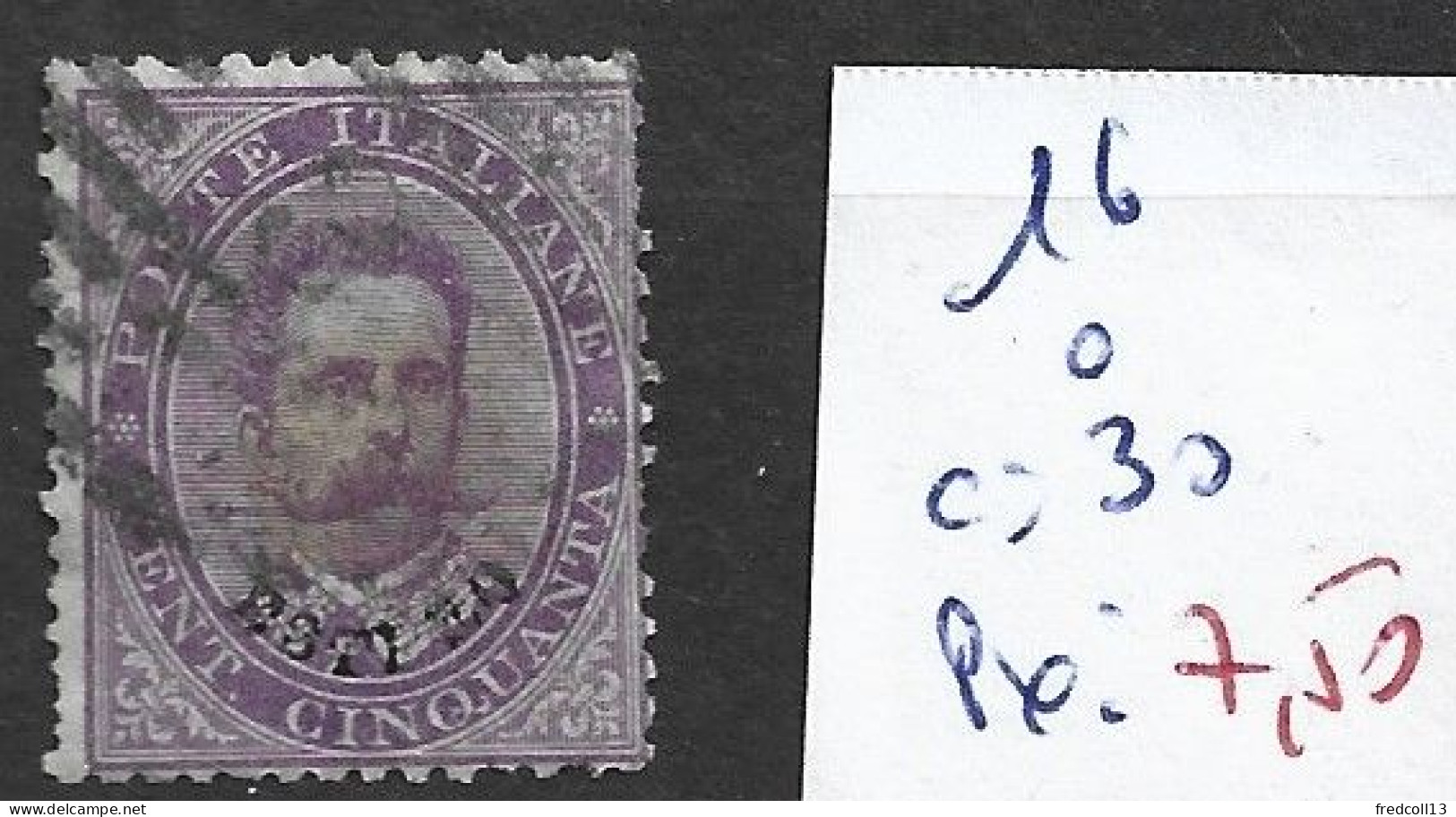 LEVANT ITALIEN 16 Oblitéré Côte 30 € - General Issues