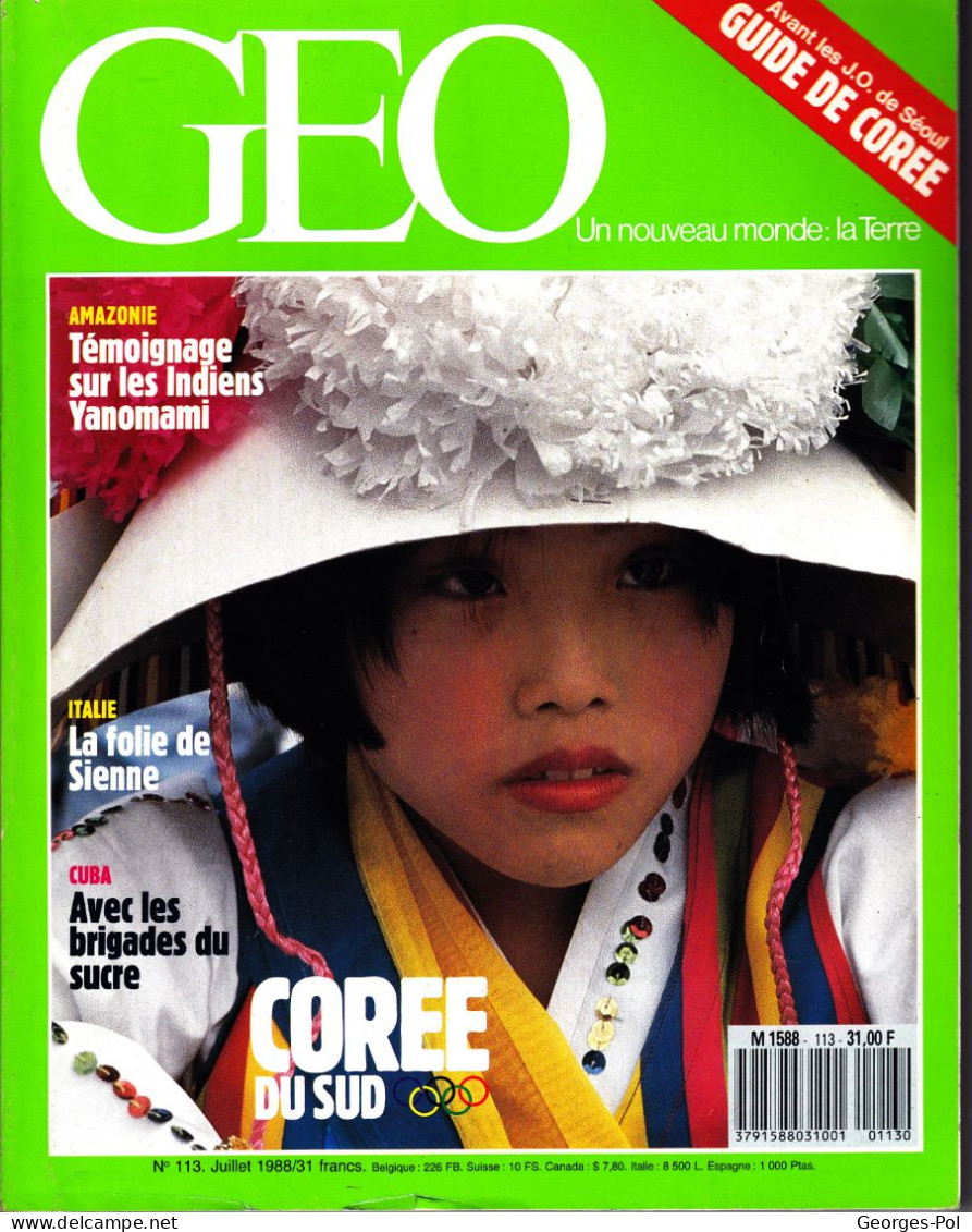 REVUE GEO N°113 - Toerisme En Regio's