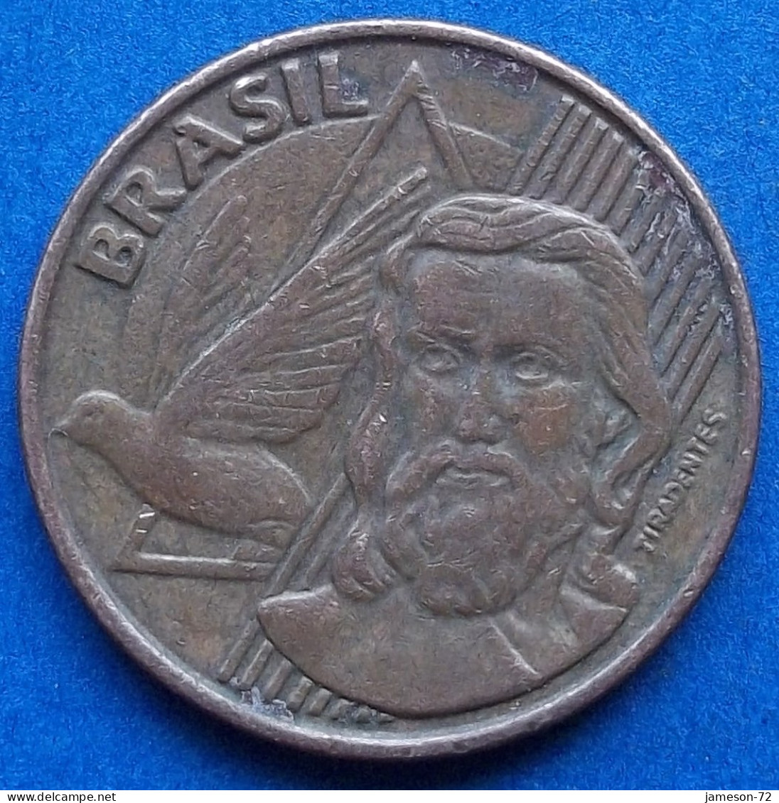 BRAZIL - 5 Centavos 2000 "Tiradentes" KM# 648 Monetary Reform (1994) - Edelweiss Coins - Brésil