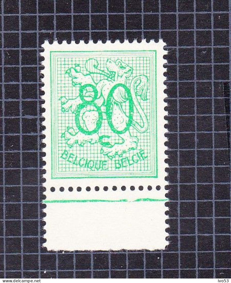 1951 Nr 857** Zonder Scharnier.Cijfer Op Heraldieke Leeuw. - 1951-1975 Heraldischer Löwe (Lion Héraldique)