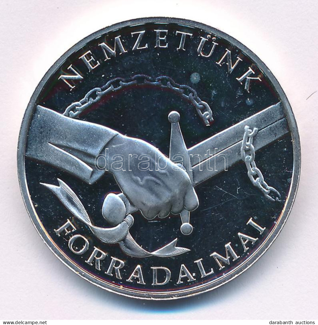 Ifj. Szlávics László (1959-) DN "Nemzetünk Forradalmai - A Dózsa-felkelés 1514" Peremen Jelzett Ag Emlékérem (15,12g/0,9 - Ohne Zuordnung