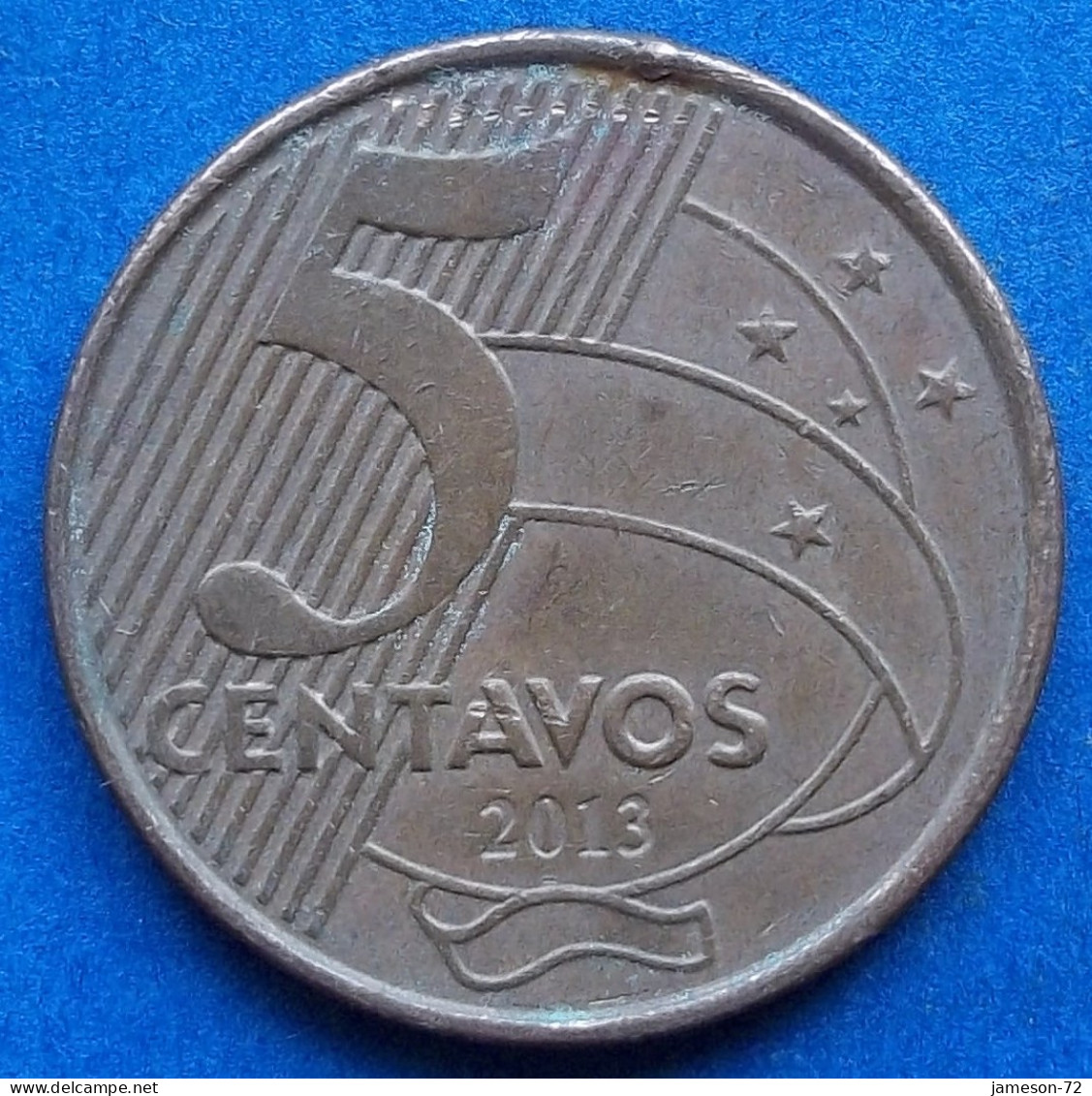 BRAZIL - 5 Centavos 2013 "Tiradentes" KM# 648 Monetary Reform (1994) - Edelweiss Coins - Brésil