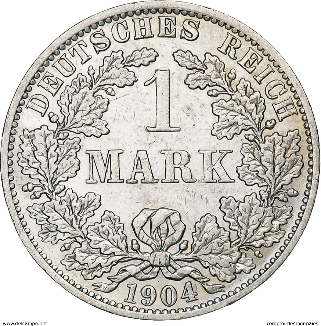 Monnaie, GERMANY - EMPIRE, Wilhelm II, Mark, 1904, Berlin, TTB, Argent, KM:14 - 1 Mark