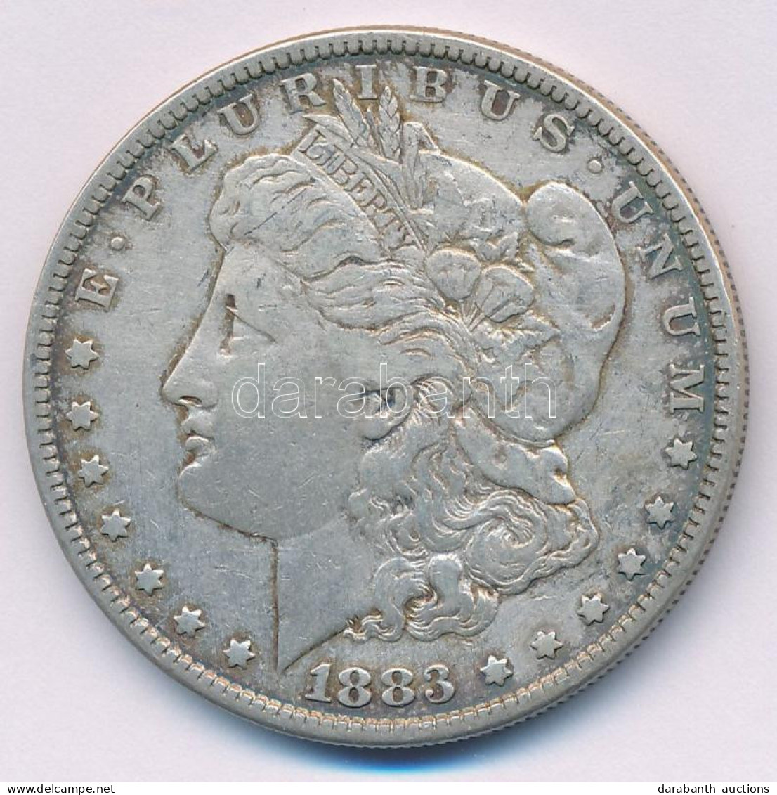 Amerikai Egyesült Államok 1883. 1$ Ag "Morgan" T:VF Patina USA 1883. 1 Dollar Ag "Morgan" C:VF Patina Krause KM#110 - Unclassified