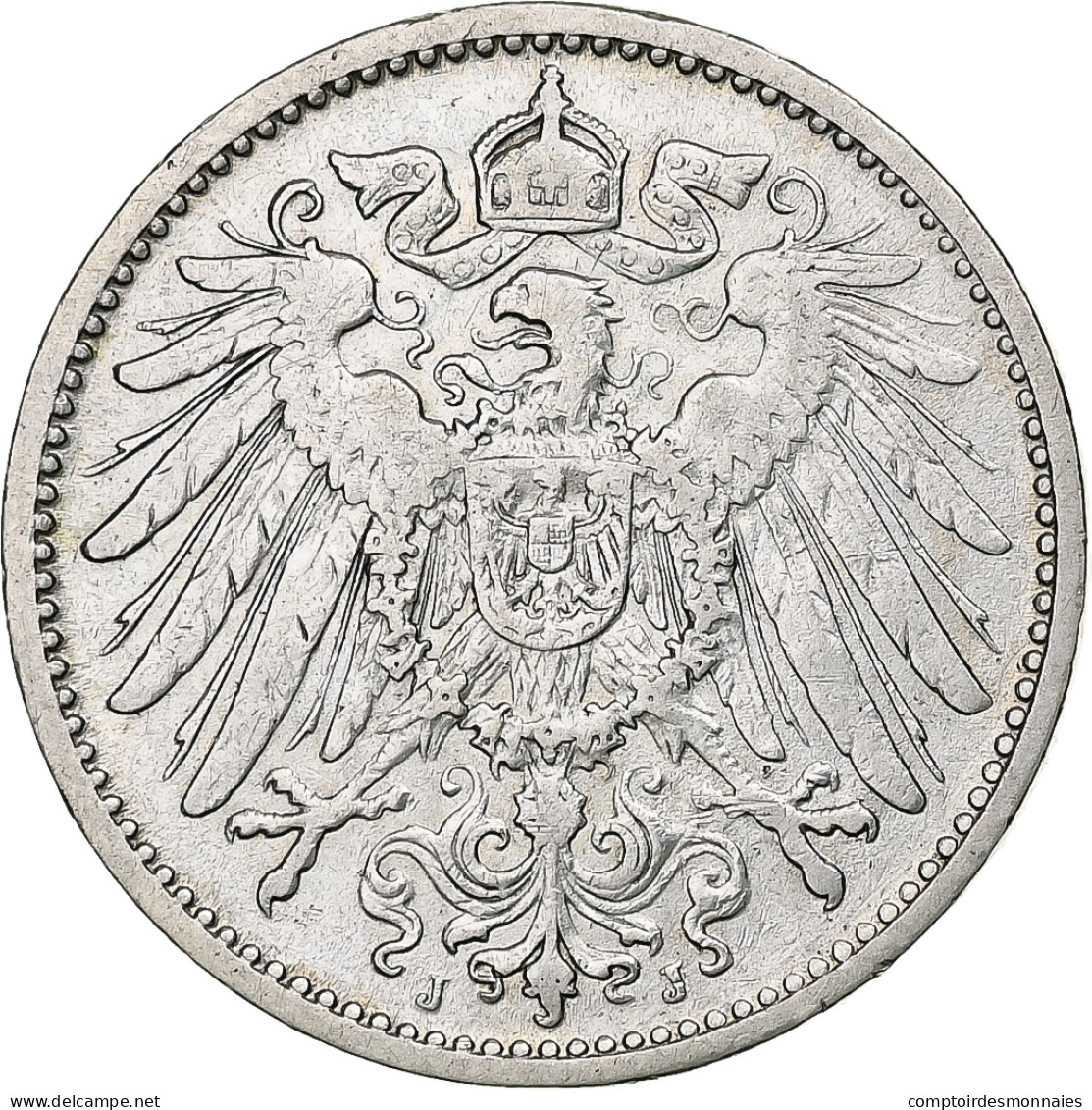 Empire Allemand, Wilhelm II, Mark, 1904, Hambourg, Argent, TTB, KM:14 - 1 Mark