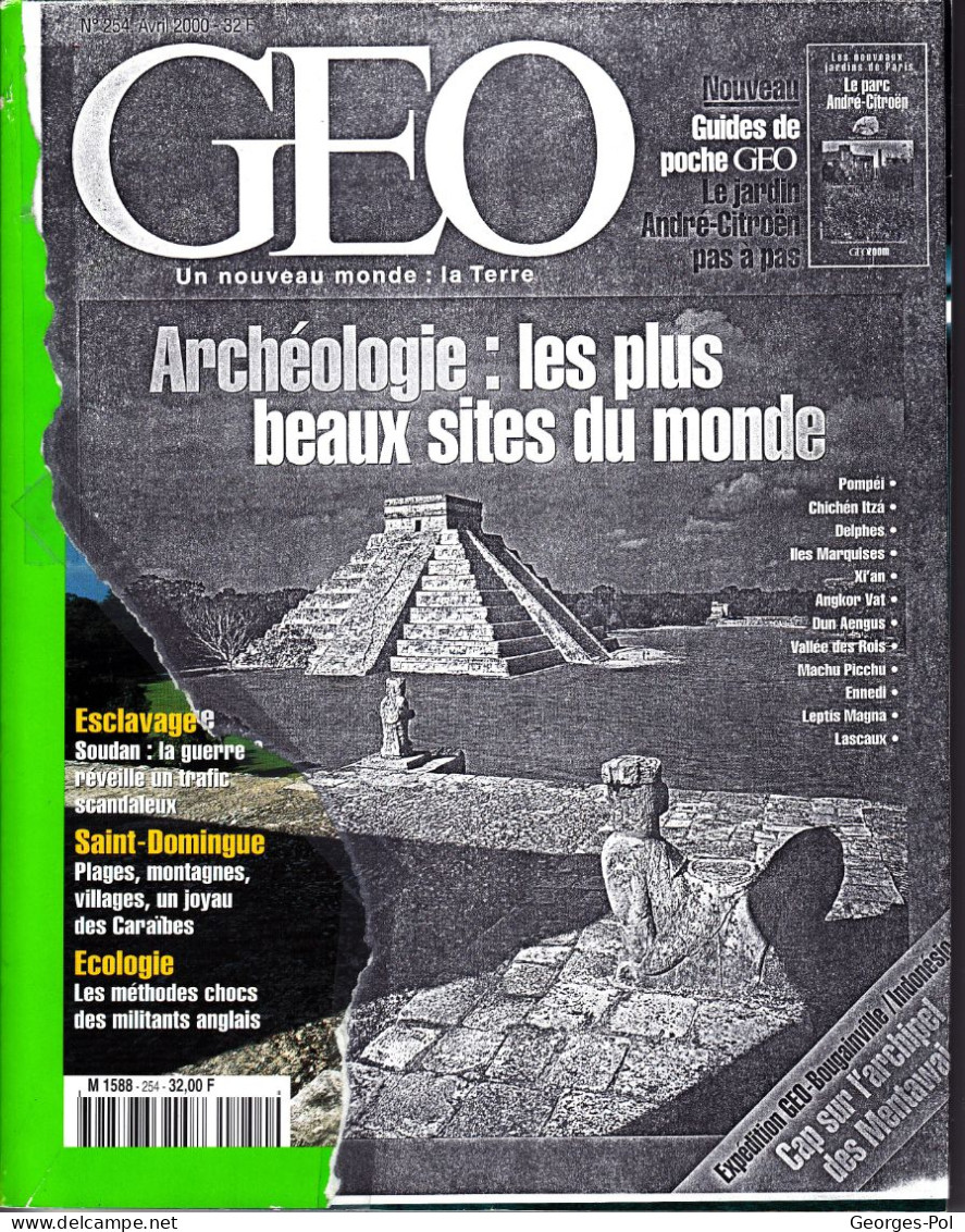 REVUE GEO N°254 - Tourism & Regions