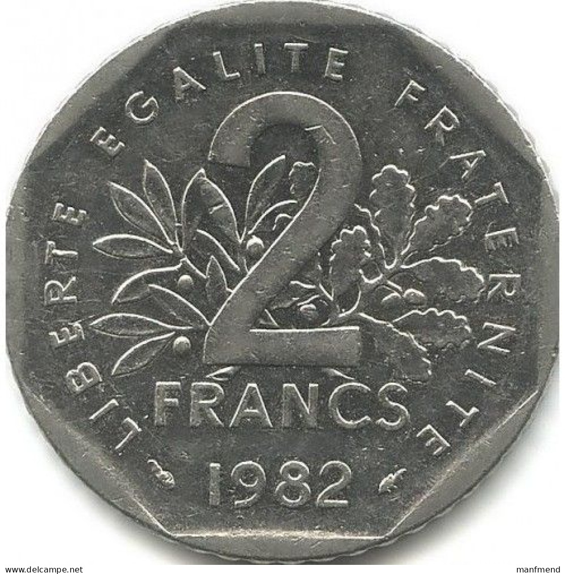 France - 1982 - KM 942.1 - 2 Francs - XF - 2 Francs