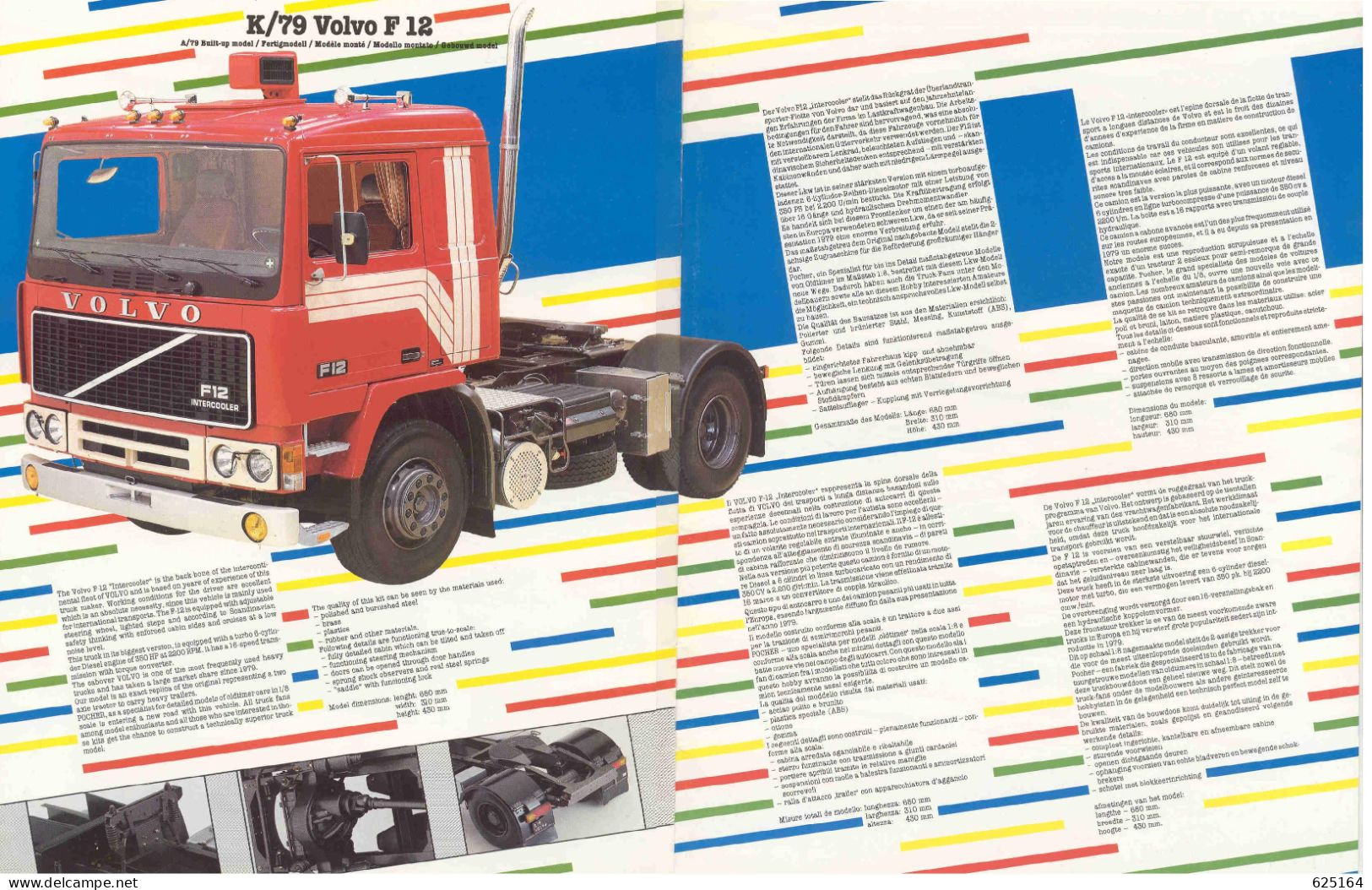 Catalogue POCHER 1985 Cars Autos Voitures Scale 1/18 - En Anglais, Allemand, Français, Italien Et Néerlandais - Frans