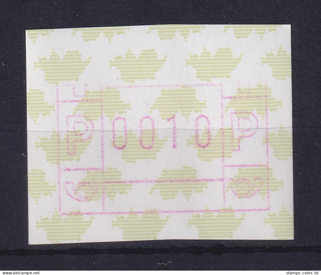 Schweiz FRAMA-ATM Mi-Nr. 5x Teildruck (Inschrift HELVETIA Fehlt)  ** - Automatic Stamps