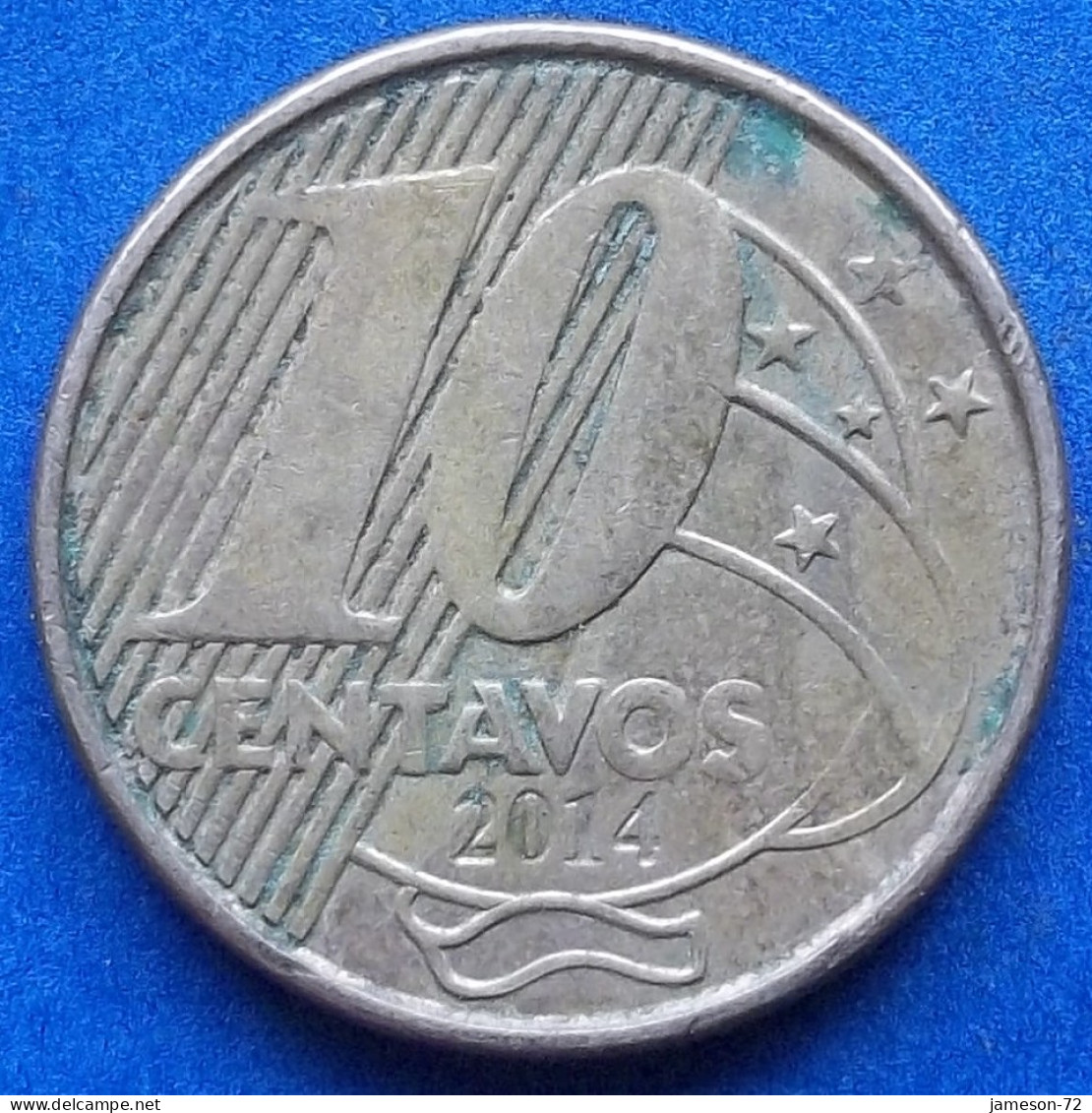 BRAZIL - 10 Centavos 2014 "Pedro I" KM# 649.2 Monetary Reform (1994) - Edelweiss Coins - Brazil