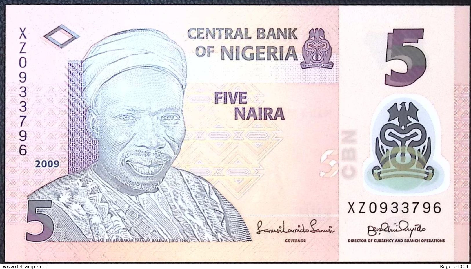 NIGERIA * POLYMER * 5 Naira * 2009 * Etat/Grade NEUF/UNC * - Nigeria