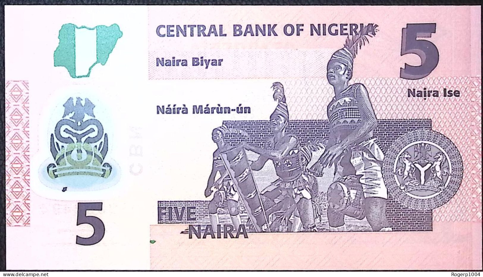 NIGERIA * POLYMER * 5 Naira * 2017 * Etat/Grade NEUF/UNC * - Nigeria