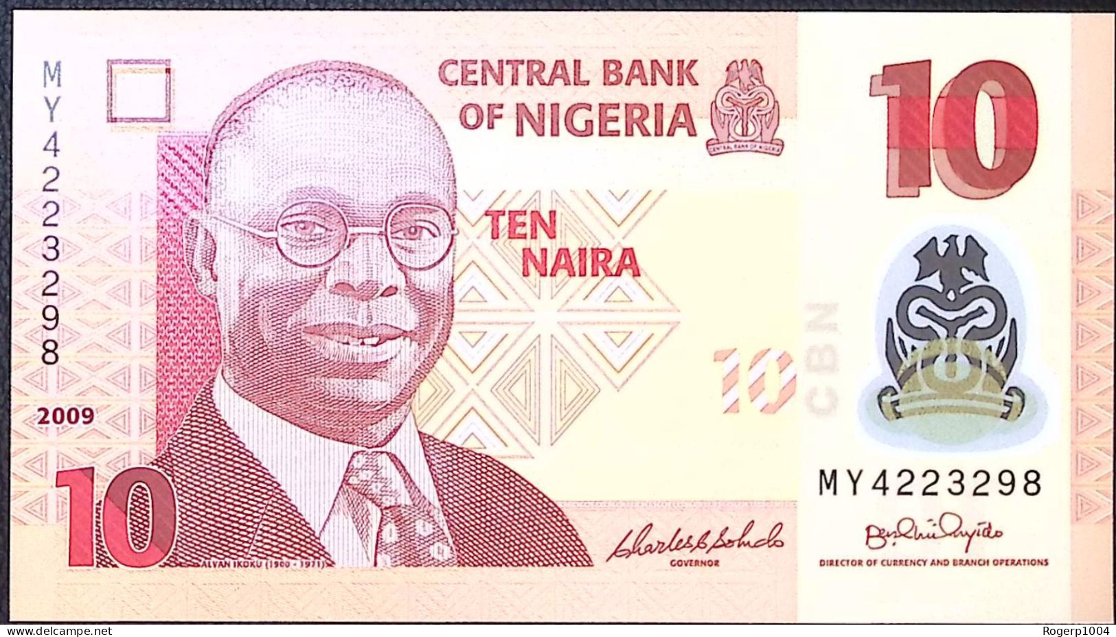 NIGERIA * POLYMER * 10 Naira * 2009 * Etat/Grade NEUF/UNC * - Nigeria