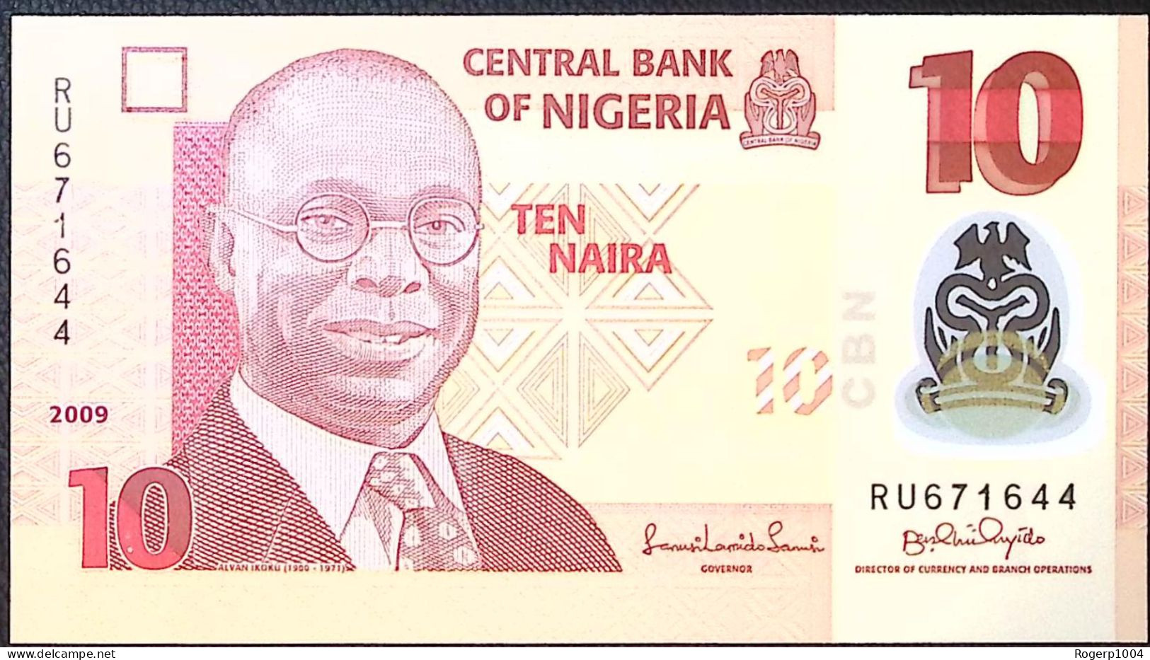 NIGERIA * POLYMER * 10 Naira * 2009 * Etat/Grade NEUF/UNC * - Nigeria