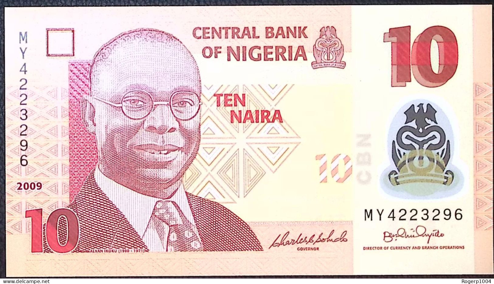 NIGERIA * POLYMER * 10 Naira * 2009 * Etat/Grade NEUF/UNC * - Nigeria