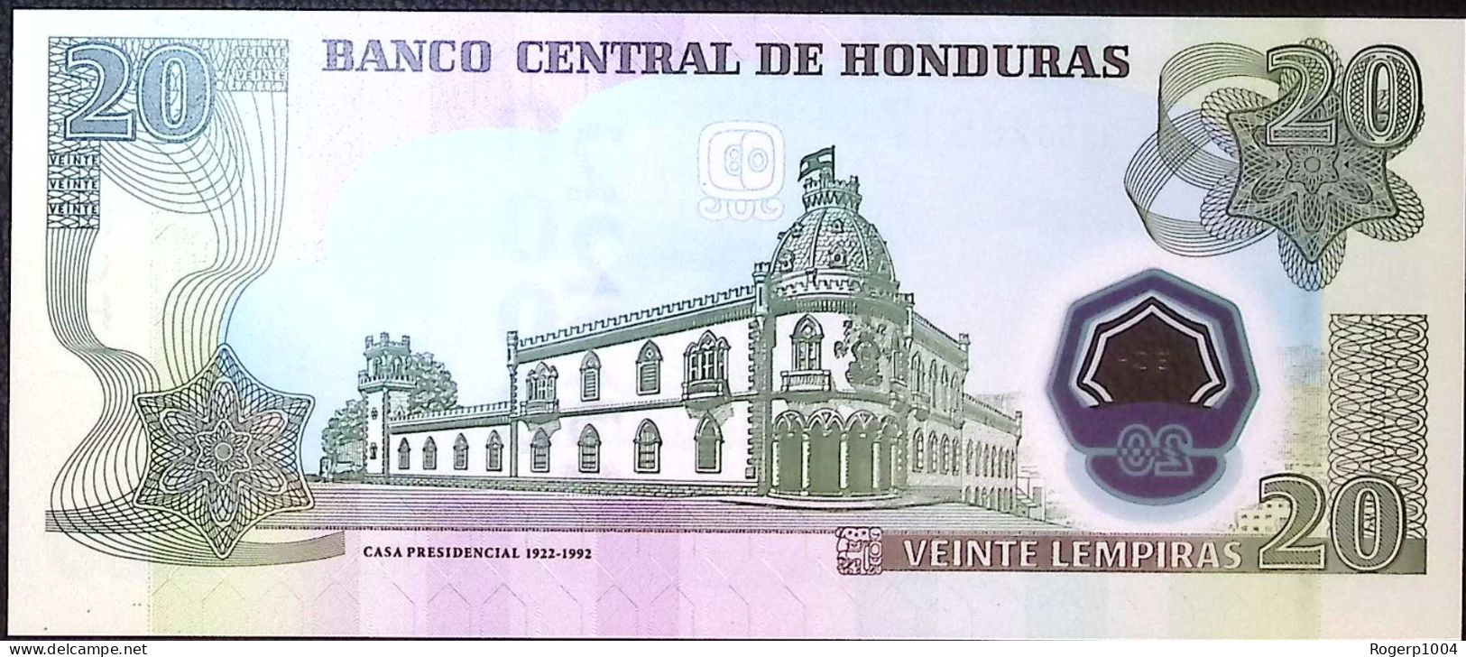 HONDURAS * POLYMER * 20 Lempiras * Date 31/07/2008 * Etrat/Grade NEUF/UNC * - Honduras